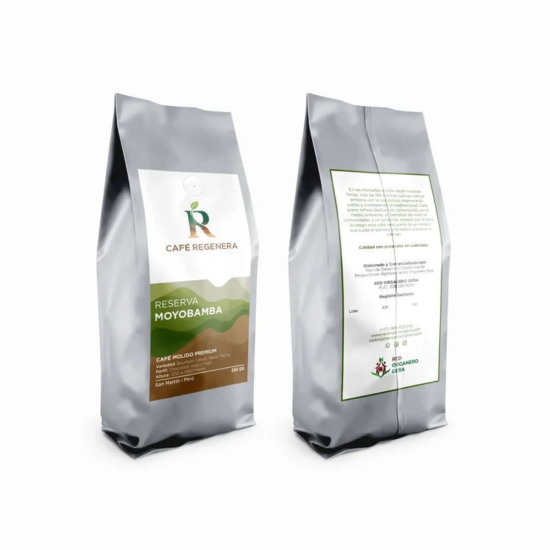 Envases de Reserva Moyobamba, Café Regenera
